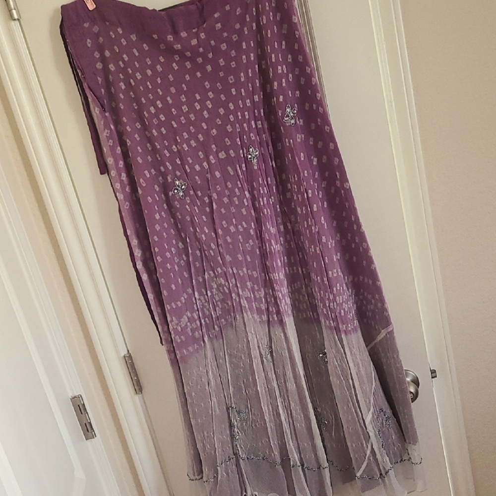 Soft Surroundings Purple Skirt